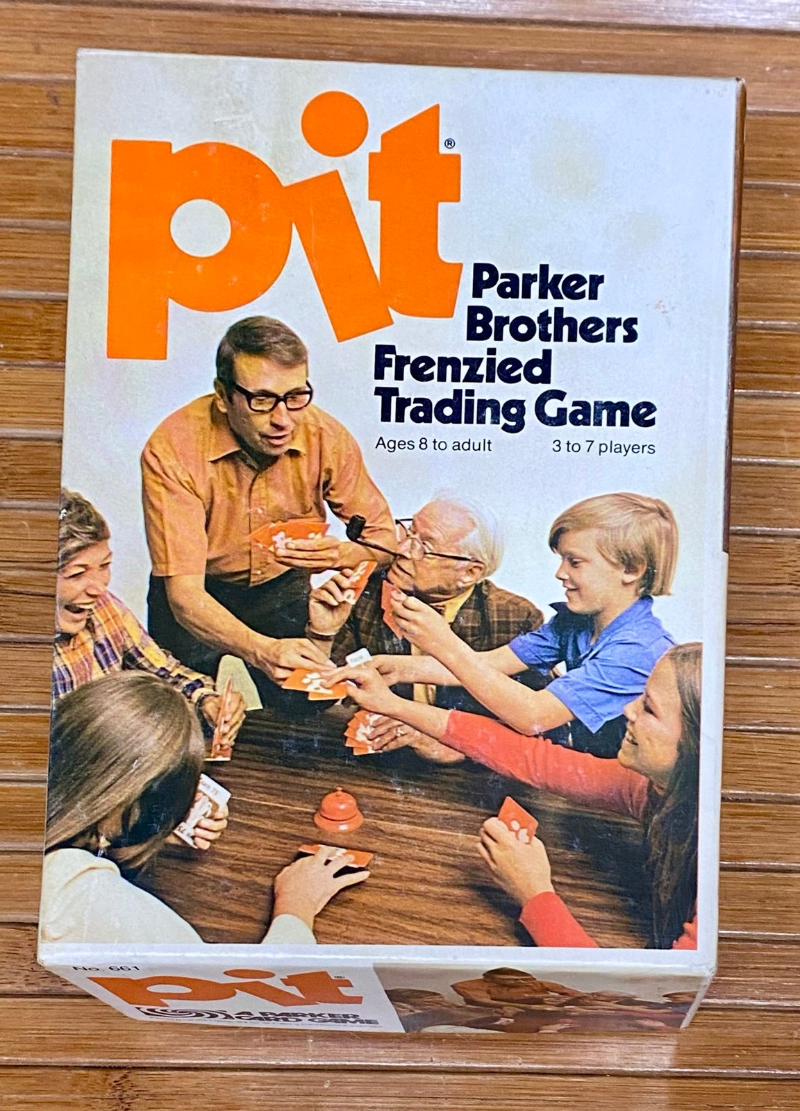 Vintage Parker Brothers :Pit Frenzied Commodities Trading Card Game