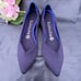 Rothy’s The Point Women US W 7 Maritime Navy Blue Luxury Flats Shoes