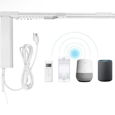 Smart Curtain System, Heavy Duty Electric Curtain Rod, WiFi Control