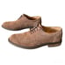 Vionic Mens Bowery Bruno Suede Wingtip Dress Shoe Taupe Brown Size 10.5 43.5 EU