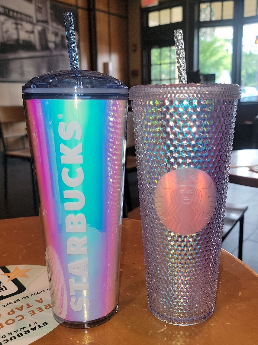 melani glitter Starbucks set