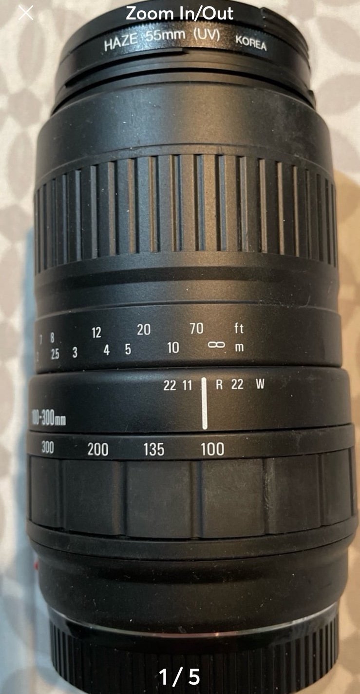 Sigma camera lens for Minolta AF