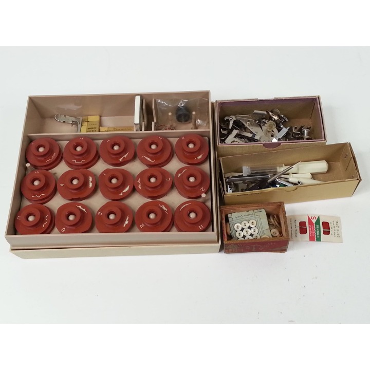 Greist Kenmore Sewing Machine Attachments Cam Needles Tools