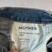 Mother the Runaway Step Fry Jean Blue Size 23