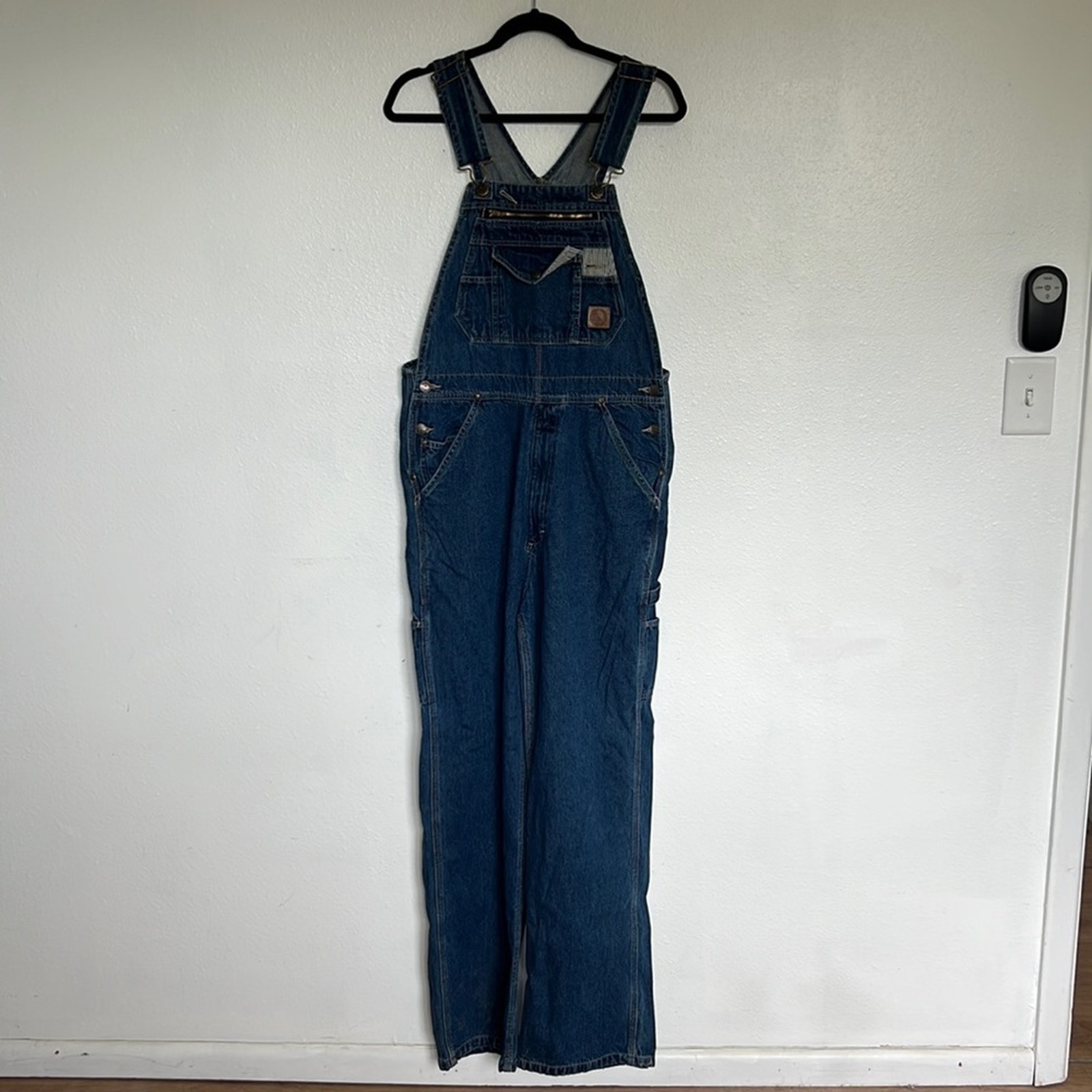 Berne denim overalls 34x34 straight leg