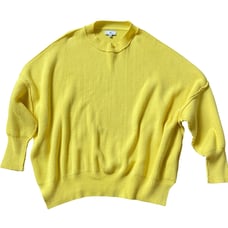 Urban Daizy Oversized Knit Sweater | Soft Cotton Blend, Daffodil Yellow, L NWOT