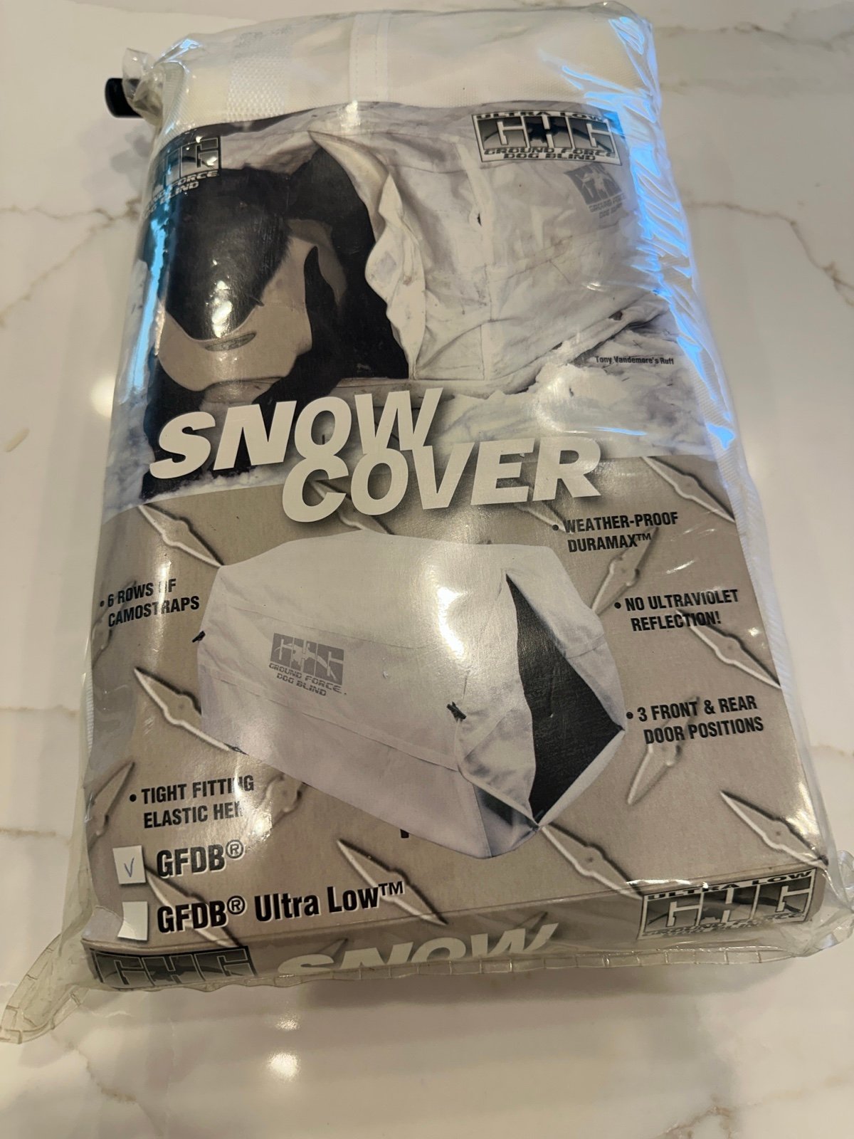 GHG Ground Force Dog Blind Snow: white