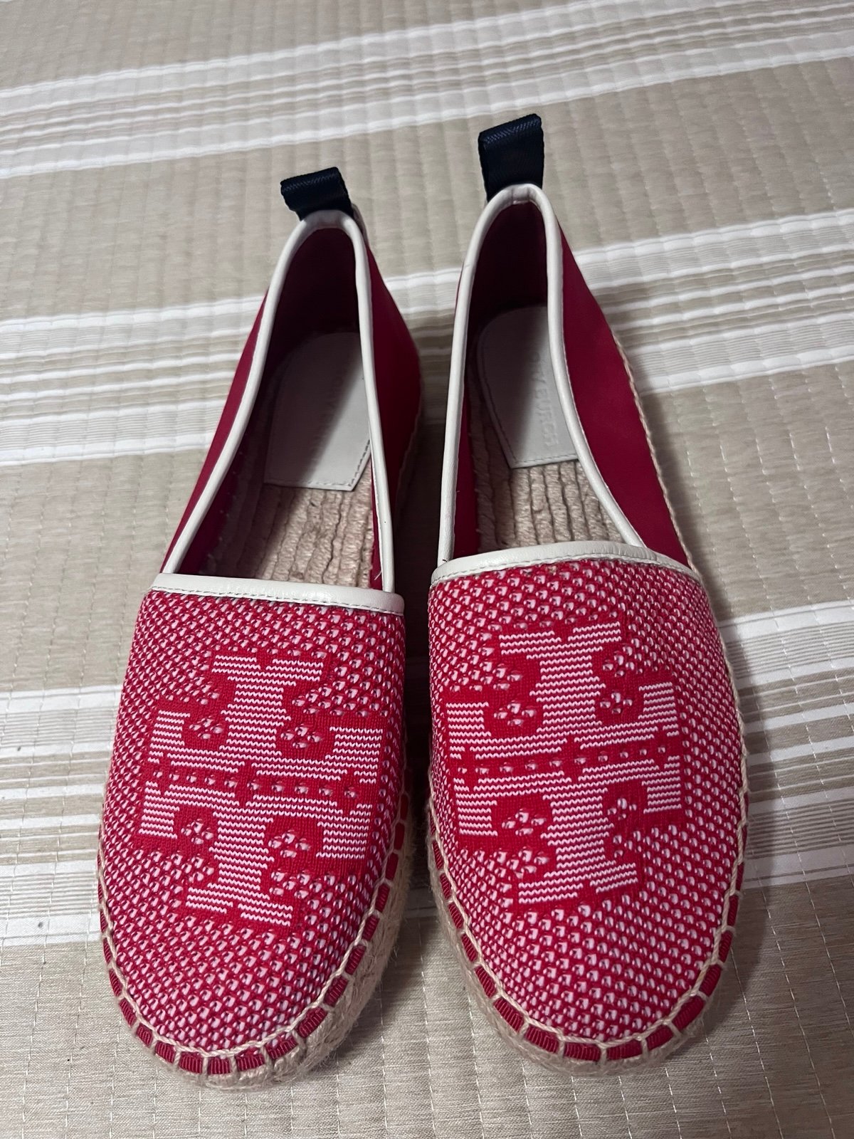 TORY BURCH MIRANDA ESPADRILLES size 8.5