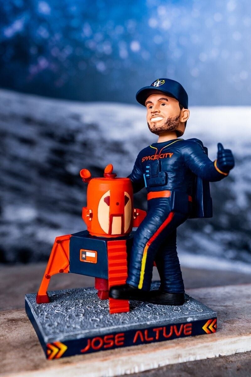 Astros Jose Altuve Moon Landing City Connect Bobblehead of the Month 1 Of 360!