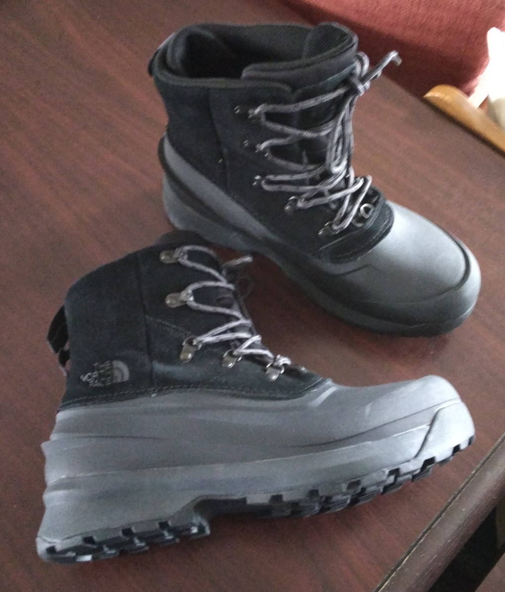 The North Face Black Men's Chilkat V Lace Waterproof Boots Size 12 New