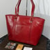 PATRICIA NASH Discovery Leather Bonzano Tote Ruby Red Large Bag AUTHENTIC NWT