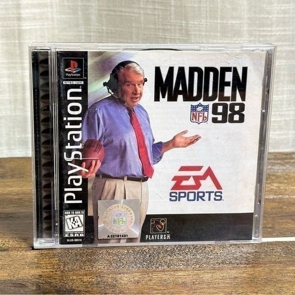 Rare Madden NFL '98 Sony PlayStation PS1 Good Condition