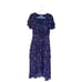 La Maison Talulah The Yearning Ruffle Midi Dress Purple Floral Romantic Boho S