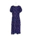 La Maison Talulah The Yearning Ruffle Midi Dress Purple Floral Romantic Boho S