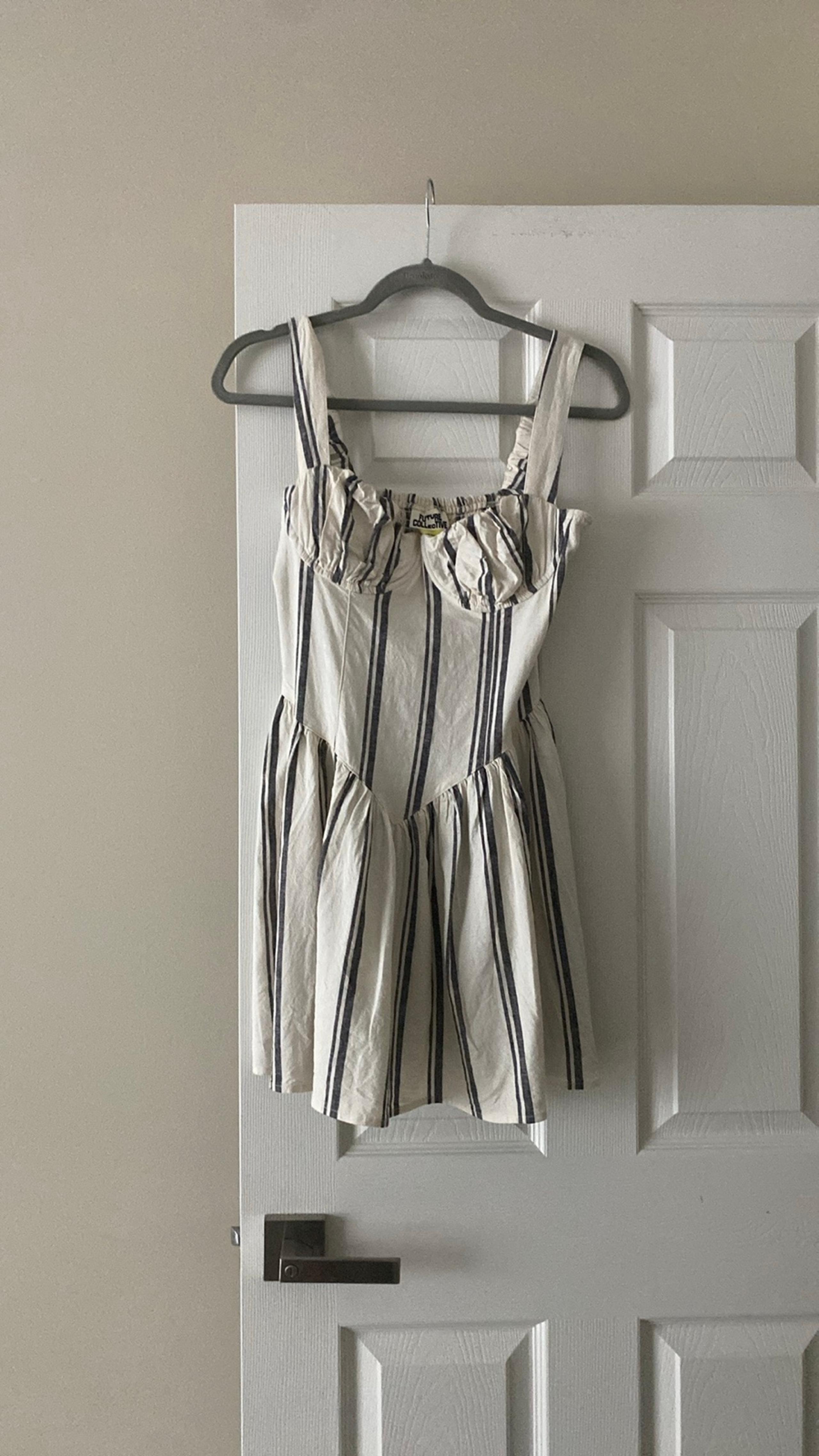 Target Future Collective by Jenee Naylor Striped Corset Mini Dress