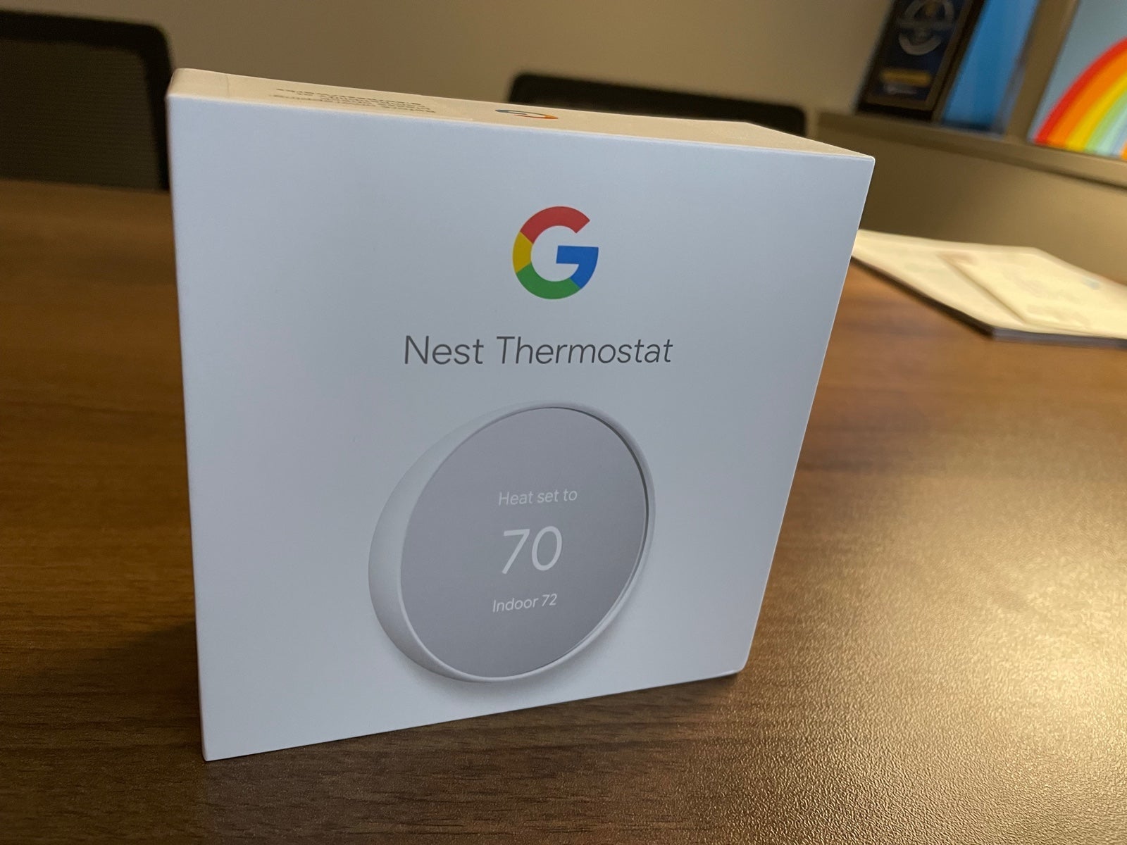 Google Nest Thermostat Snow
