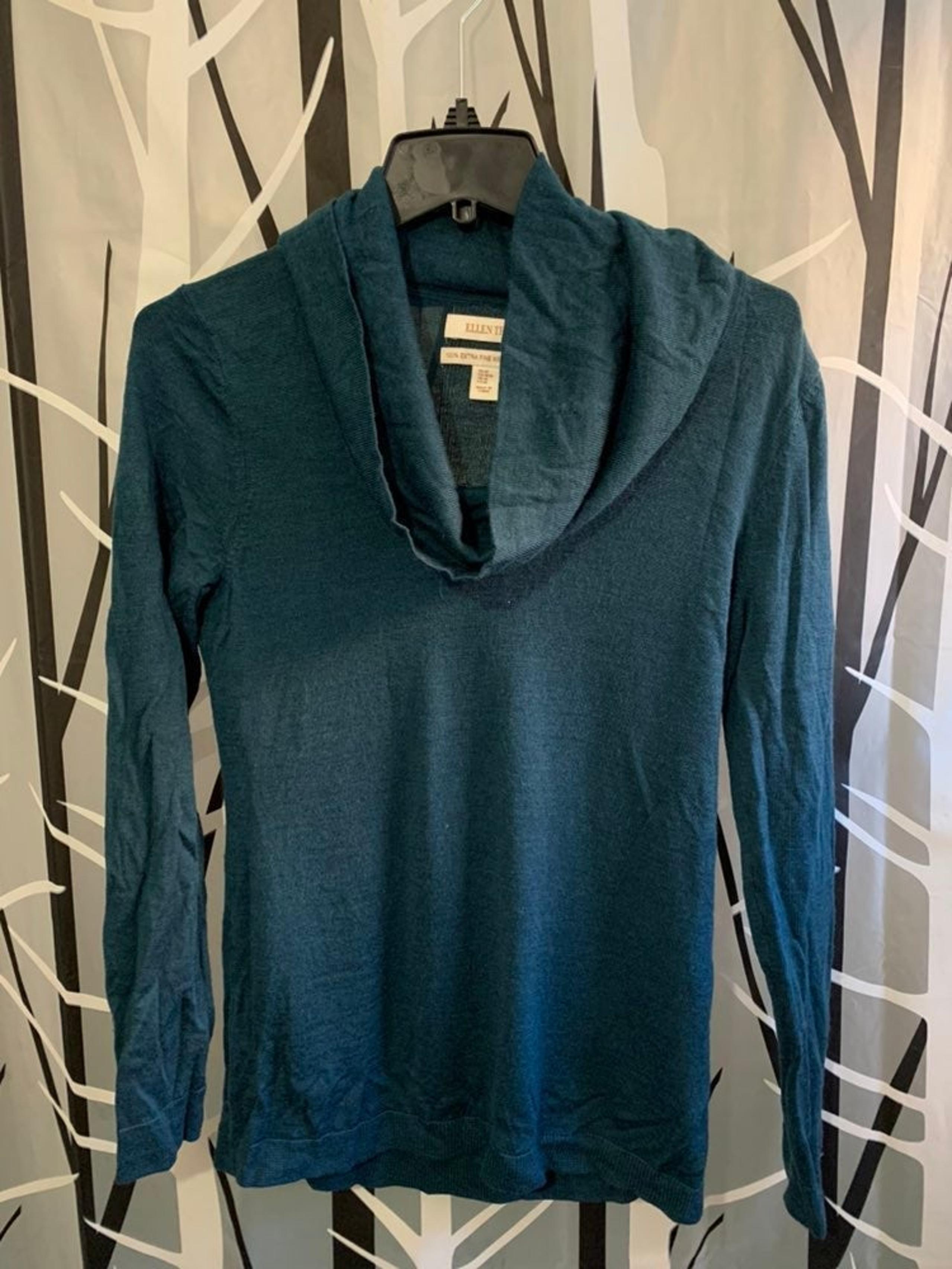 Ellen Tracy wool cowl neck sweaters Sz M