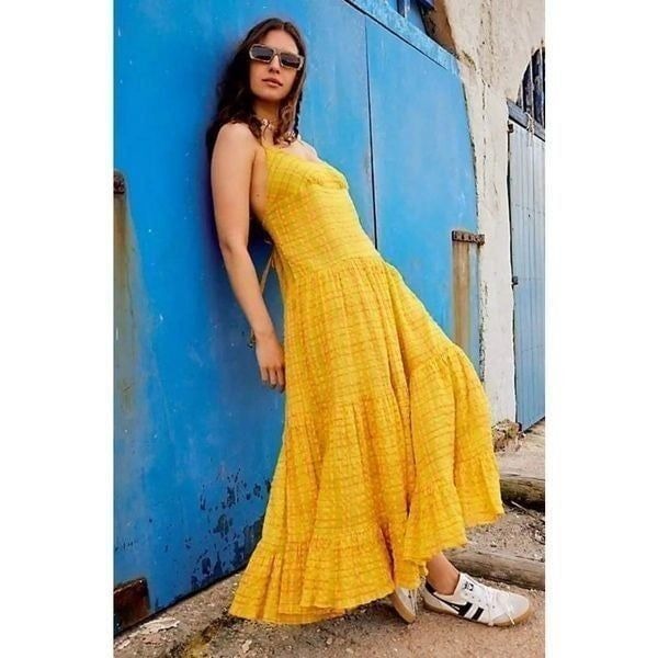 Free People Marigold Maxi Dress Size S
