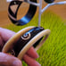Lovely Vintage Mod Bracelet Lot of 5 Lucite Plastic brown, cream Black Bangles