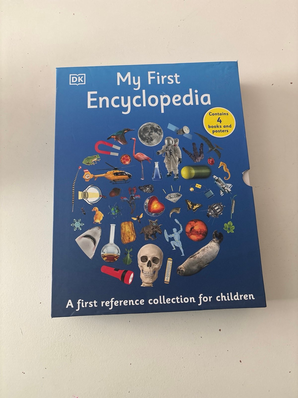DK “My First Encyclopedia” Box Set – 4 Book Collection + Posters