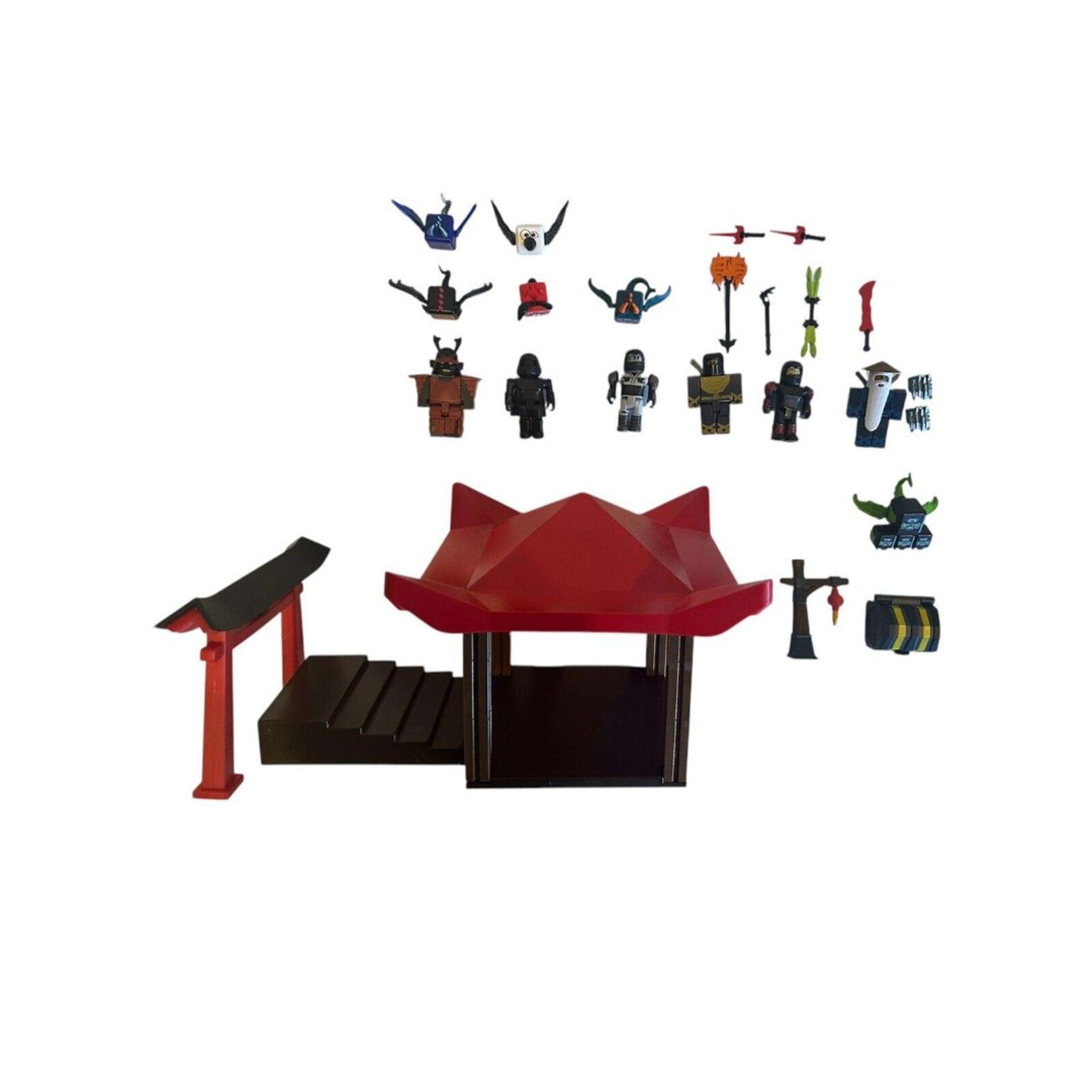 Roblox Action Collection Ninja Legends Deluxe Playset Complete FIgures No Codes