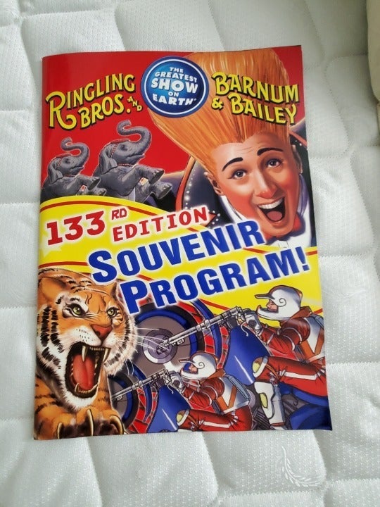 RINGLING BROS AND BARNUM & BAILEY 133RD EDITION SOUVENIR PROGRAM