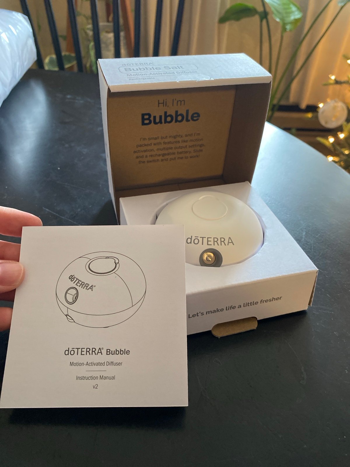 NWT Doterra Motion Sensor Bubble Diffuser - Home fragrance