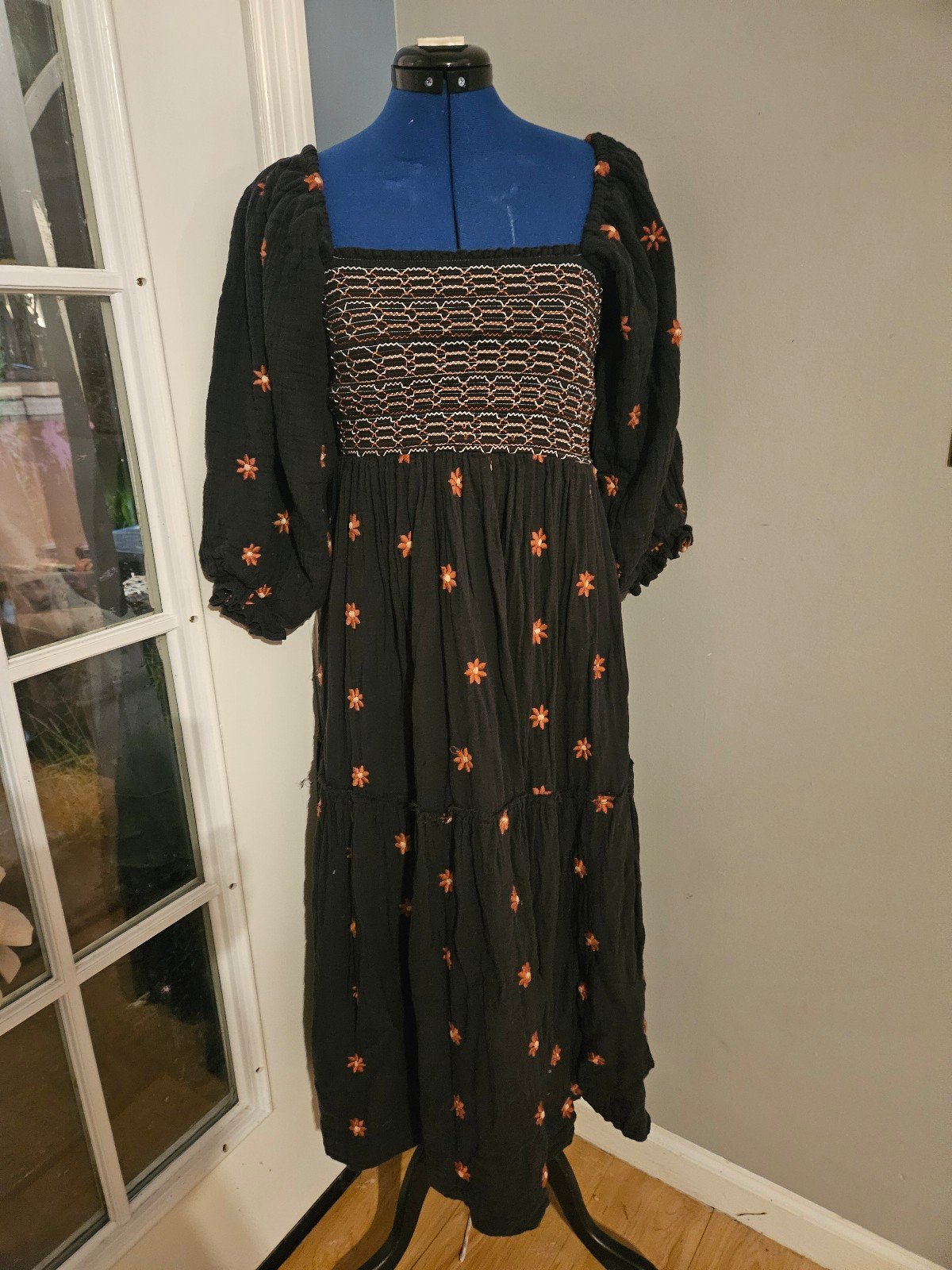 Free people Dahlia dress -black