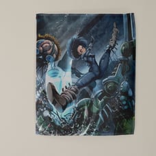 Alita anime wall scroll tapestry 40x60