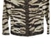 Michael Kors Tiger Striped Scoop Neck Grommet Rope Detailed Cropped Blazer Sz 0