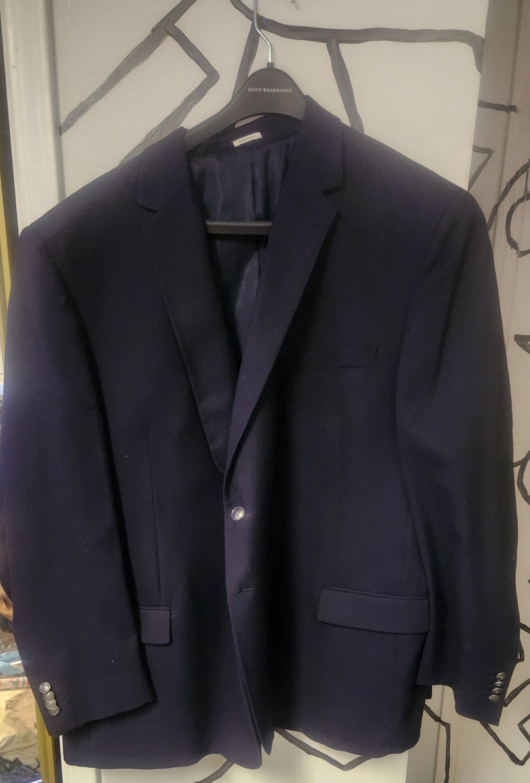 Joseph Abboud Mens Blazer Blue Size 46-48