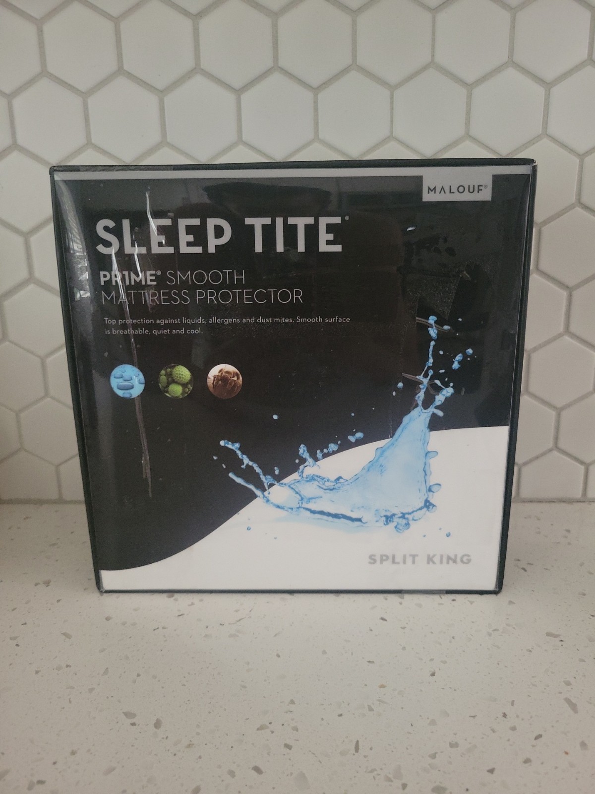 Sleep TITE PR1ME Smooth 100% Waterproof Mattress Protector Split King