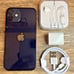 Apple iPhone 12-128 GB in Midnight Black GSM/CDMA Factory Unlocked 100% BatteryA