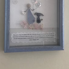 Made to order sea glass art