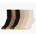 GOLD TOE Women Multi-Brown 6 Pair Turn Cuff Casual Socks Size 6-9 - 4 Packs of 6
