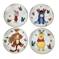 Disney Winnie The Pooh & Friends Appetizer Plates Set of 4