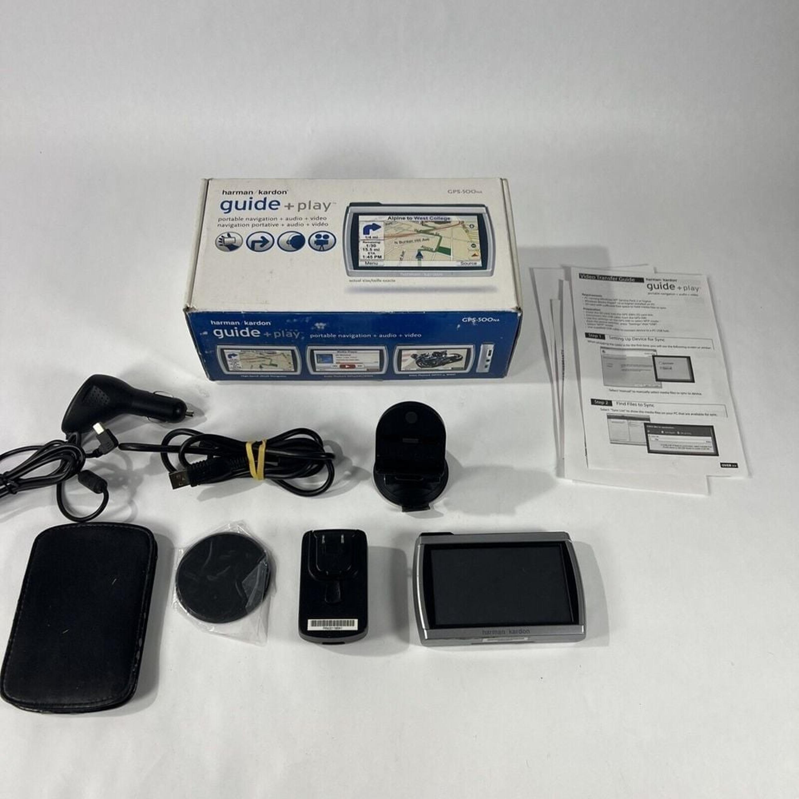 Harman Kardon Guide + Play portable Navigation And Video GPS-500na