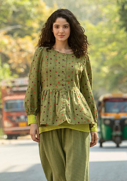 “Tristan” blouse in organic cotton