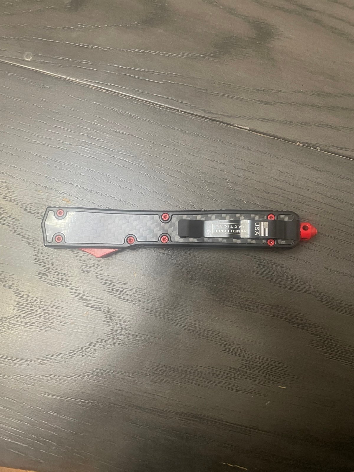 440C Stainless Steel OTF - detail