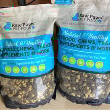 Raw Paws Pet Food on hold