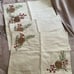 Pottery Barn Embroidered Pinecones and Berries Placemat Set of 4 New with Tags