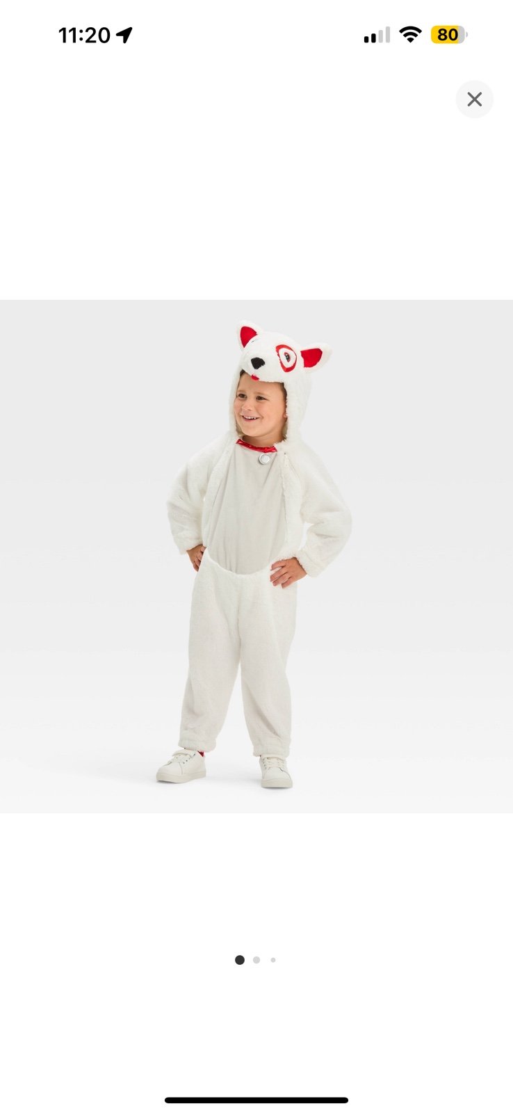 Target Dog Bullseye Costume 18-24M