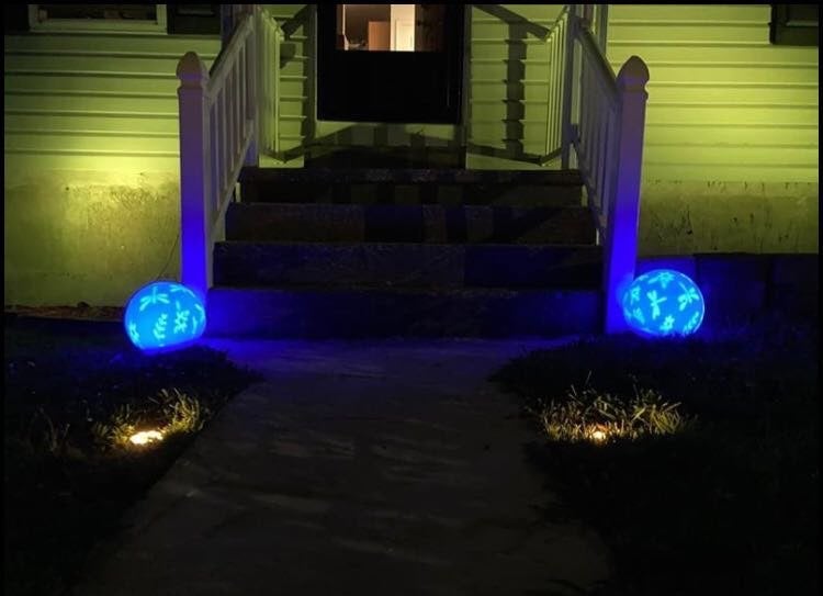 2pcs Solar Floating Pool Lights