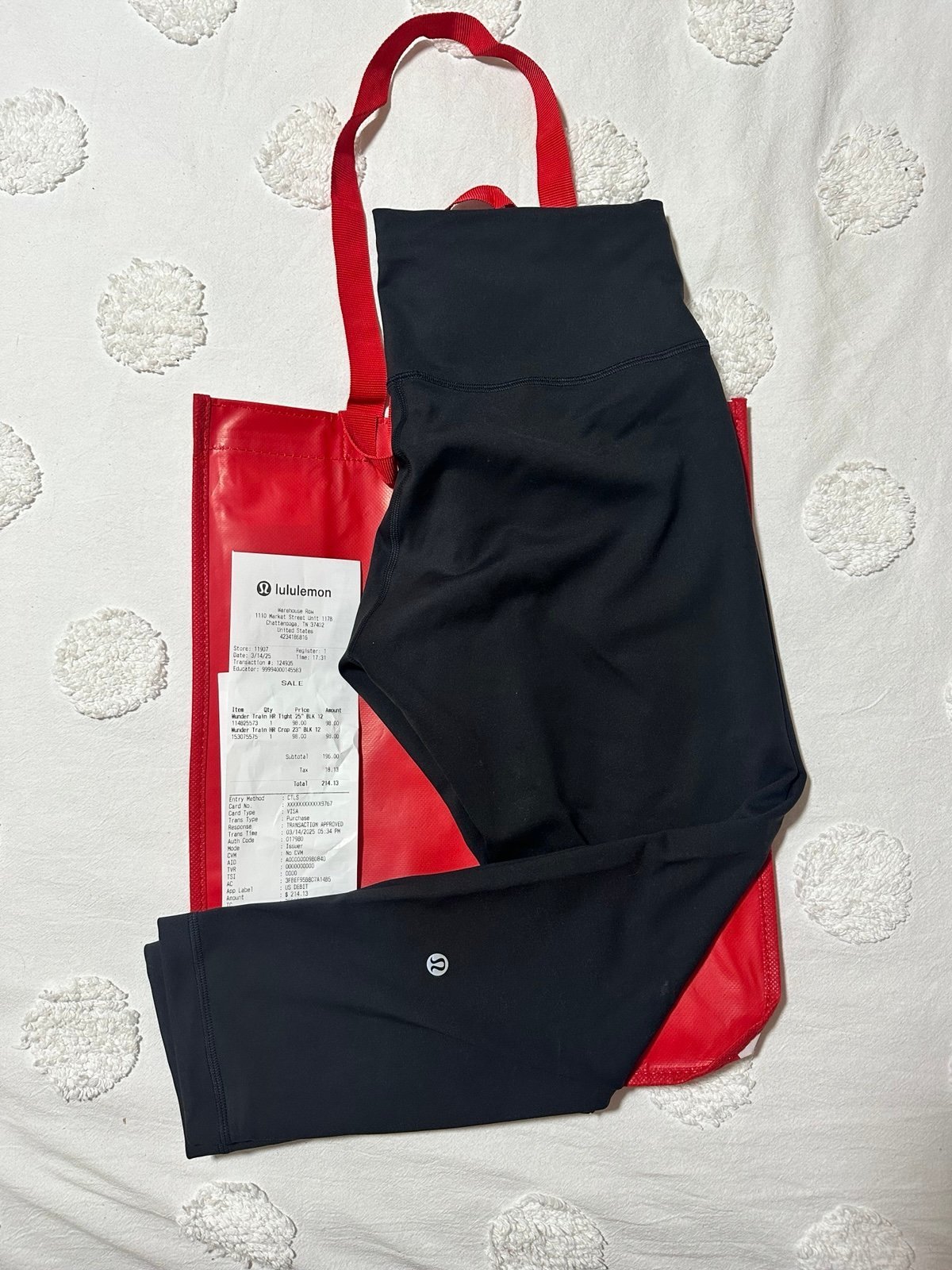 Lululemon Wunder Trainer 23” crop