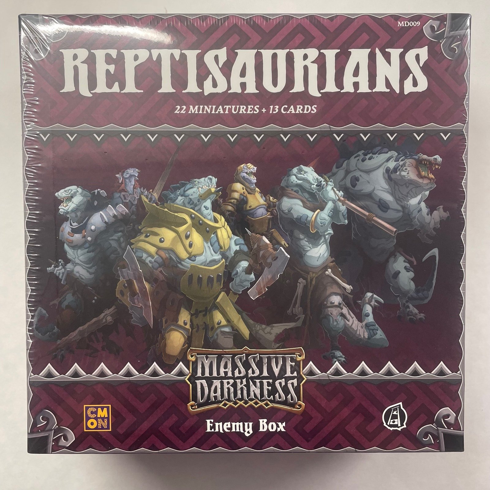 CMON Massive Darkness: Reptisaurians Enemy Box NIB and Sealed Expansion