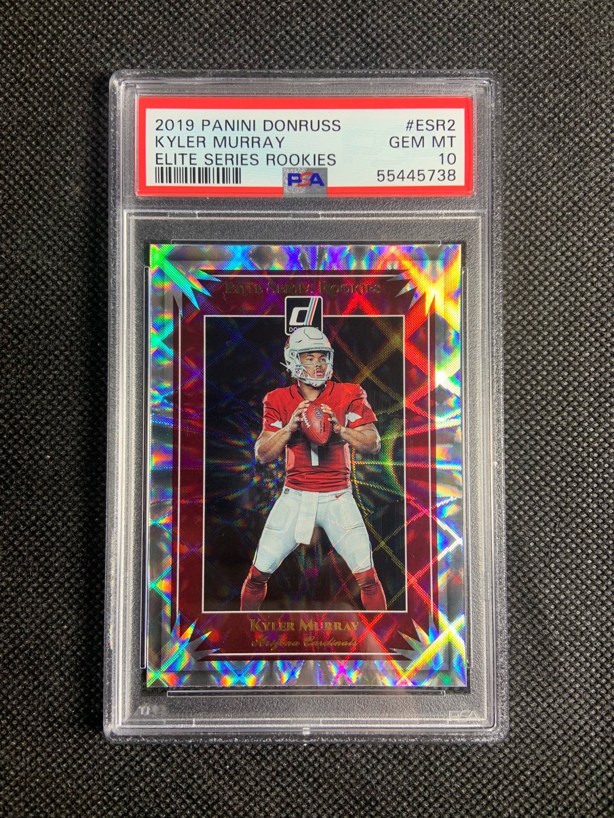 2019 Panini Donruss #ESR2 KYLER MURRAY ELITE SERIES Rookie Card RC PSA 10 GEM