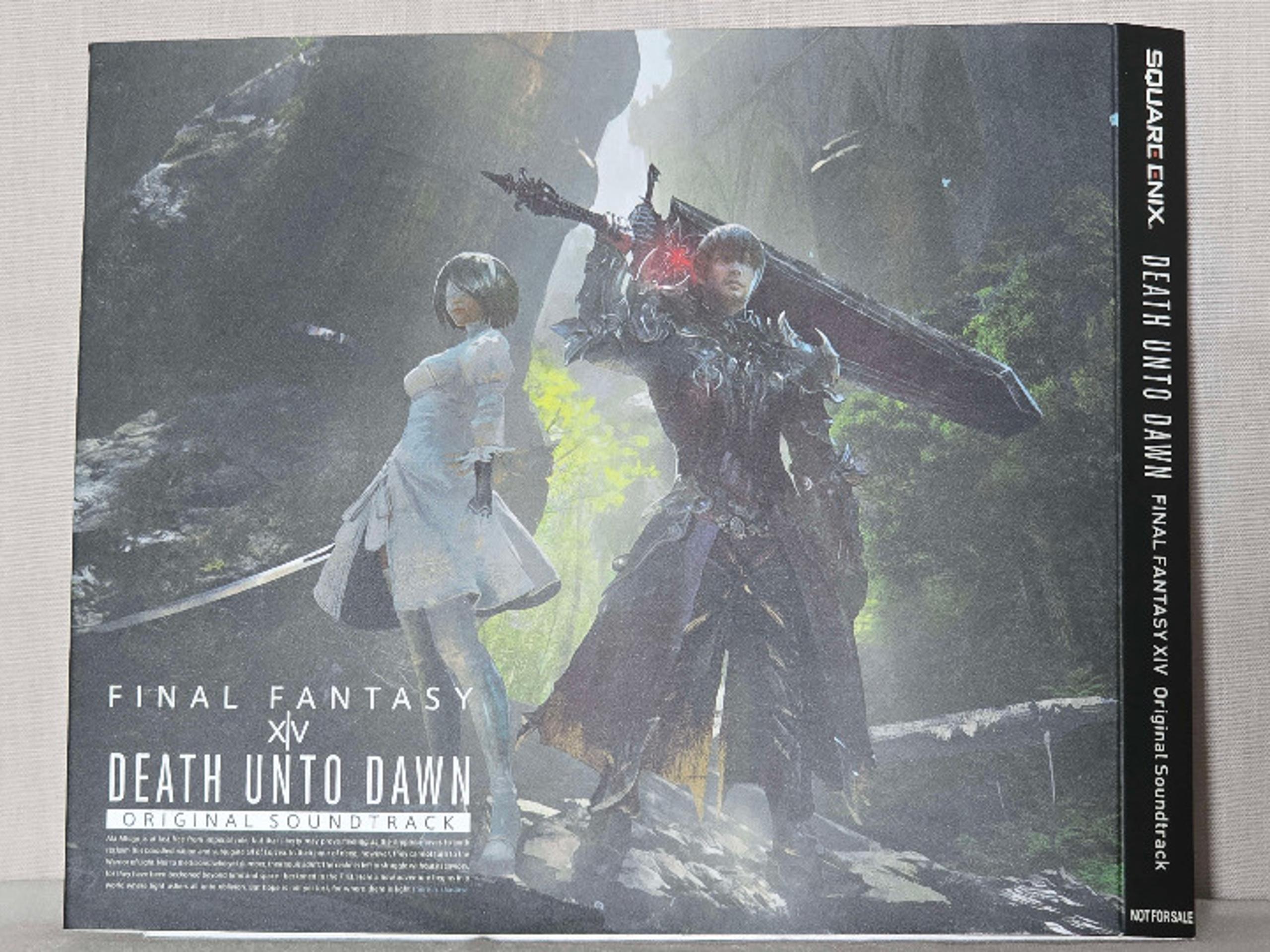 Final Fantasy XIV Soundtrack Death Unto Dawn Sleeve Case