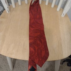 Red Giorgio bissoni men's tie lnwot