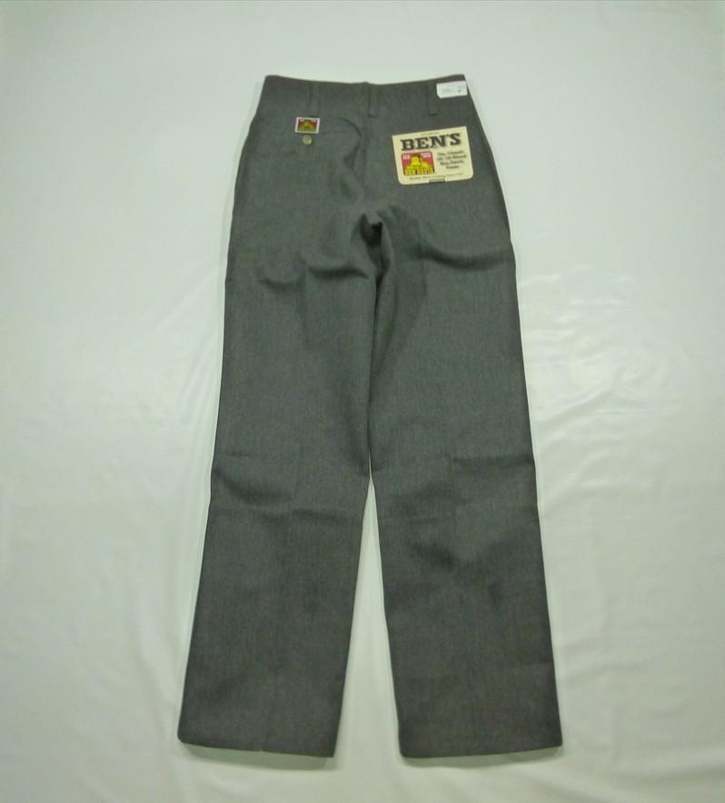 【第1位獲得！】 DAVIS BEN Heather USA IN MADE 29/32 Grey パンツ