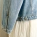 Vintage 90s Cropped Light Wash Jeanology Boxy Denim Jean Jacket - XS-Medium
